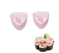 Ginddy Molde para Onigiri Triangular,2 Piezas Molde de Onigiris Triangular para Hacer Sushi,Onigiri Moldes,Moldes para Hacer Bolas de Arroz para Niños,Herramienta de Bricolaje para Picnic y Cocina