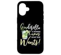 Ginderella Mujer Sabe Lo Que Quiere | Gin Lover Carcasa para iPhone 16