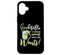 Ginderella Mujer Sabe Lo Que Quiere | Gin Lover Carcasa para iPhone 16 Plus