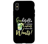 Ginderella Mujer Sabe Lo Que Quiere | Gin Lover Carcasa para iPhone X/XS