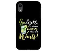 Ginderella Mujer Sabe Lo Que Quiere | Gin Lover Carcasa para iPhone XR