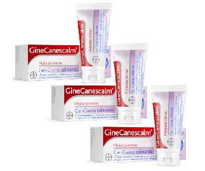 Gine-Canestén GineCanescalm Gel Crema Alivio Irritación Vulvar Cuidado Íntimo 3x15 gr