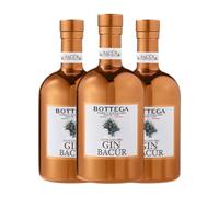 Ginebra Bottega Gold Gin Bacur Botella Medium 50 cl (Caja de 3 Botella Medium de 50 cl)