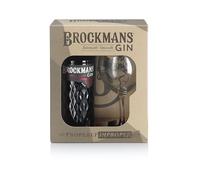 Ginebra Brockman's premium Gin - estuche de ginebra premium con Copa Brockamans de Regalo 70cl