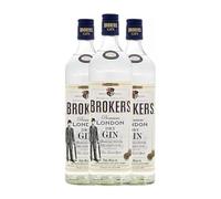 Ginebra Broker's Gin 70 cl (Caja de 3 Botellas de 70 cl)