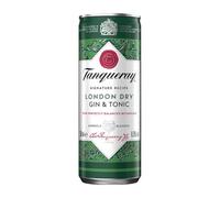 Ginebra Caja de 12 unidades Tanqueray London Dry Gin & Tonic Lata 25 cl