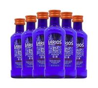 Ginebra Larios Premium Gin Mediterránea 12 Años Botellín Miniatura 5 cl (Caja de 6 Botellín Miniatura de 5 cl)