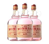 Ginebra Mombasa Club Strawberry Edition 70 cl (Caja de 3 Botellas de 70 cl)