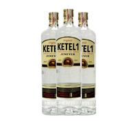 Ginebra Nolet Ketel 1 Jenever Gin Botella Misil 1 L (Caja de 3 Botella Misil de 1 L)