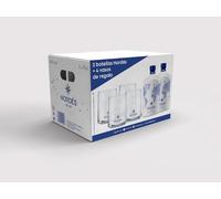 Ginebra Premium Nordés con 4 Vasos de Regalo - Pack de 2 Botellas de 70 cl