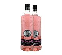 Ginebra Puerto de Indias Strawberry Botella Misil 1 L (Caja de 2 Botella Misil de 1 L)