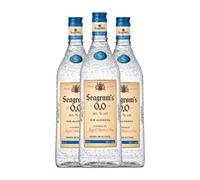 Ginebra Seagram's Gin Sin Alcohol Botella Misil 1 L (Caja de 3 Botella Misil de 1 L)