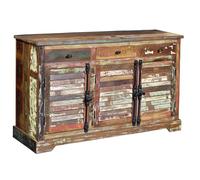 Giner Y Colomer Aparador Madera Reciclada Multicolor 3 Puertas 3 Cajones