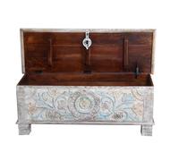 Giner y Colomer Baúl de Madera de Mango Tono Pastel Artesanal