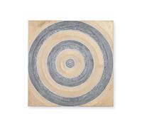 GINER Y COLOMER Cabecero MDF Dorado y Marrón 120 cm, Panel Decorativo Artesanal, 120x120x3 cm