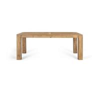 GINER Y COLOMER Mesa de Comedor En Madera de Mango Maciza 200 cm, Acabado Natural, Diseño Robusto y Estable, con Tapa de 3 cm de Grosor
