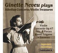 Ginette Neveu joue Sibelius et Suk : Œuvres pour violon.