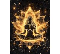 Ginfonr 5D Diamond Art Painting Diamante Pintura Loto Kits, Punto De Cruz Diamante Pintura Buda De Taladro Completo Con Decoración De Pared De Diamantes Art 30 * 40 cm8101