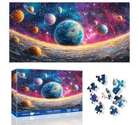Ginfonr Puzzle de 1000 Piezas, Cosmic Horizon - Puzzle para Adultos. Rompecabezas desafiante. Paisaje Juegos de Rompecabezas para Toda la Familia 41x80 cm