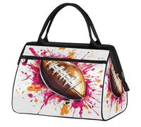 Ginfult Abstract Splash - Bolsa de lona impermeable para viajes, gimnasio, fin de semana, para mujeres y hombres