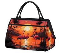 Ginfult Bolsa de lona impermeable para viajes, ligera, para gimnasio, fin de semana, para mujeres y hombres
