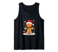 Ginger Beard Man - Divertido Juego de Palabras de Galletas de Navidad Camiseta sin Mangas