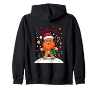 Ginger Beard Man - Divertido Juego de Palabras de Galletas de Navidad Sudadera con Capucha