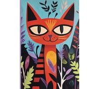 Ginger Cat Notebook: Aesthetic College Ruled Note Book with 120 Lined Pages, for Lovers of Orange Cats. Size 6" x 9"