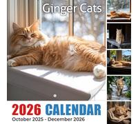 Ginger Cats Calendar 2026: Radiant Fur and Playful Spirits Captured | Kalender Calendario Calendrier