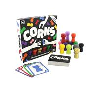 Ginger Fox Corks Family Party Fun | El divertido juego de cartas de acción de velocidad y eliminación | Ideal para grupos más grandes y reuniones pequeñas para hasta 14 jugadores | Combina y arrebata