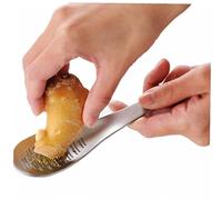 Ginger Grater Cuchara De Acero Inoxidable Limón Limón Limón Granjero Wasabi Jengibre Mezclador Jengibre Ajo Prensa Gadget