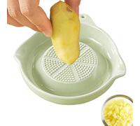 Ginger Grinder Plate, Garlic Rascador Shredder Gadget for Kitchen Cooking, Multi Purpose Plate for Food Prep Catering Restaurant, for Garlic Ginger Turmeric Onion Cheese, Culinary for Home Chefs