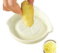 Ginger Grinder Plate, Garlic Rascador Shredder Gadget for Kitchen Cooking, Multi Purpose Plate for Food Prep Catering Restaurant, for Garlic Ginger Turmeric Onion Cheese, Culinary for Home Chefs