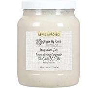 Ginger Lily Farms Botanicals - Exfoliante de azúcar, 100 % vegano y libre de crueldad, sin fragancia, 1,8 litros