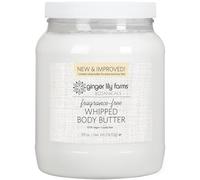 Ginger Lily Farms Botanicals Whipped Body Butter for Dry Skin, Ultra-Hydrating, 100% Vegan & Cruelty-Free, Fragrance-Free, 59 Ounces