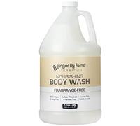 Ginger Lily Farms Club & Fitness Nourishing Body Wash, 100% vegano y sin crueldad, gel de baño y ducha para hombres y mujeres, sin fragancia, relleno de 1 galón