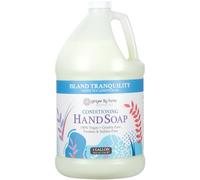 Ginger Lily Farms Recambio de jabón líquido para manos Botanicals All-Purpose Island Tranquility, 100 % vegano y libre de crueldad, té verde Lemongrass Scent, 1 galón