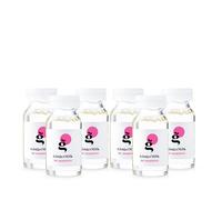 Ginger Milk Ampollas Nutritivas para Cabello Seco y Opaco, Tratamiento Capilar Sin Aclarado con Proteínas, Pro-Vitamina B5, Aceite de Argán y Semilla de Uva - Be Generous Pack 6 x 15 ml