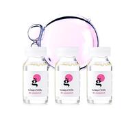 Ginger Milk Ampollas Nutritivas para Cabello Seco y Opaco, Tratamiento Capilar Sin Aclarado con Proteínas, Pro-Vitamina B5, Aceite de Argán y Semilla de Uva - Be Generous Pack 3 x 15 ml