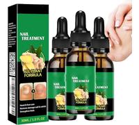 Ginger Nail Treatment Nail Support Nail Care, 30ml Nail Treatment, Nail Serum, Ginger Nail Growth Serum, Ginger Cuticle Care Oil for Nails. (3Pcs)
