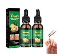 Ginger Nail Treatment Nail Support Nail Care, Ginger Nail Growth Serum, 7 Days Nail Treatment Serum, Ginger Cuticle Care Oil for Damaged Nails (2pcs)