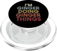 Ginger Name Ginger Personalized Name First Given PopSockets PopGrip para MagSafe