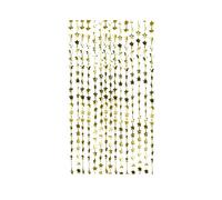 Ginger Ray Cortina de telón de Fondo de Aluminio Brillante con diseño de Estrella Dorada para Colgar, decoración