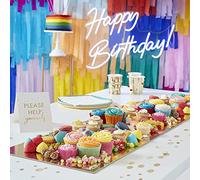 Ginger Ray Gold Party Sharing - Tabla de cera para pastoreo (30 x 80 cm)