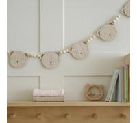 Ginger Ray Madera Teddy Bear and Beads Bunting Baby Shower Hanging Garland Decoration 1,5 m