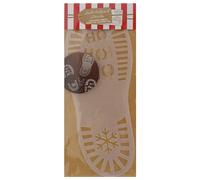 Ginger Ray Plantilla con estampado de pies de Santa