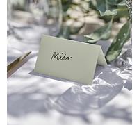 Ginger Ray Sage - Tarjetas de boda (10 unidades), color verde