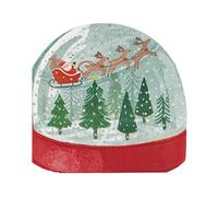 Ginger Ray Snow Globe - Servilletas de papel para fiesta, 16 unidades