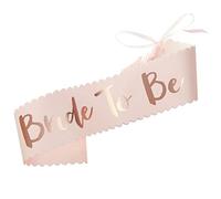 Ginger Ray TB-603 Bride to Be Hen Party - Faja decorativa, papel y rosa, color rosa