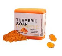 Ginger Turmeric Soap For Acne And Dark Spots, All Skin Types, Soap Bar For Face Body Cleansing Bath Soap For Women Men (3 pcs)